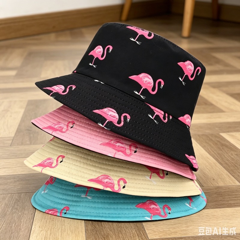 Fishing Equipment For Beginners - Chapeaux Bob Panama Imprimé Flamant Rose