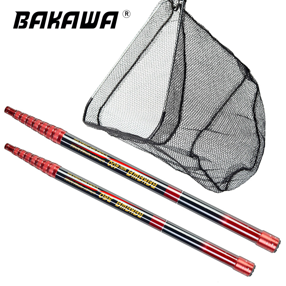 Landing Net Telescopic - BAKAWA filet de pêche télescopique pliable