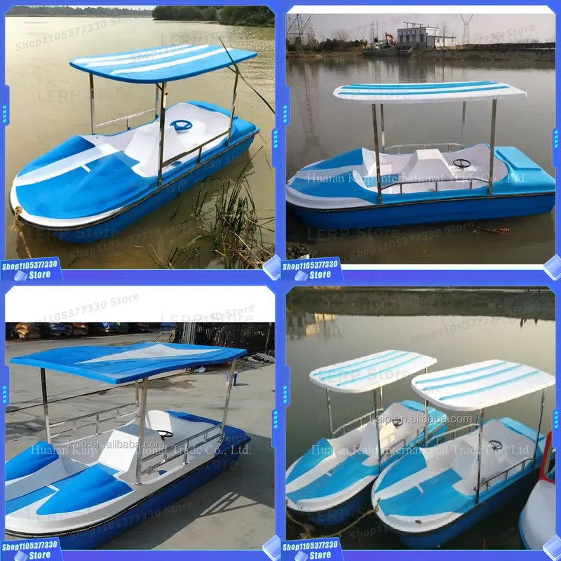 Fishing Equipment Logos - Vente Flash : Pédalo Bleu en