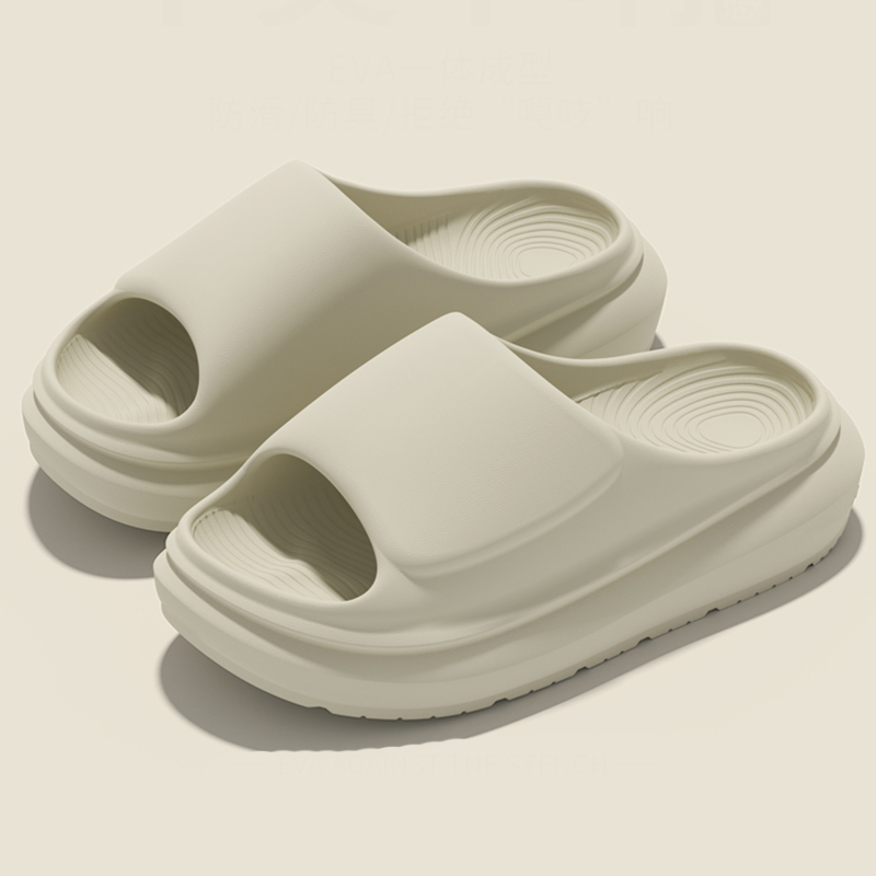 Waders - Claquettes compensées confortables pour femme, couleur