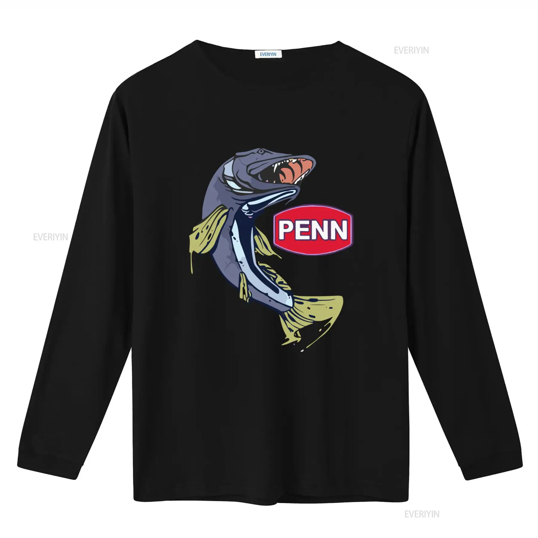 T-shirt noir pour homme avec l - Fishing Equipment Logos avis et prix