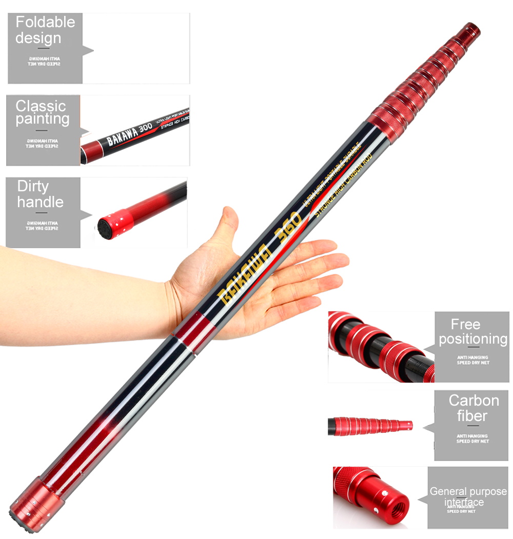 BAKAWA filet de pêche télescop - Landing Net Telescopic avis et prix