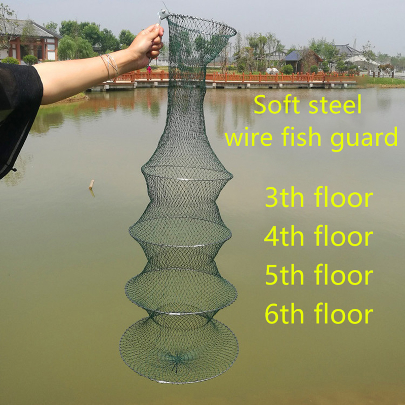 Filet de pêche 3/4/5/6 couches - Landing Net Telescopic avis et prix