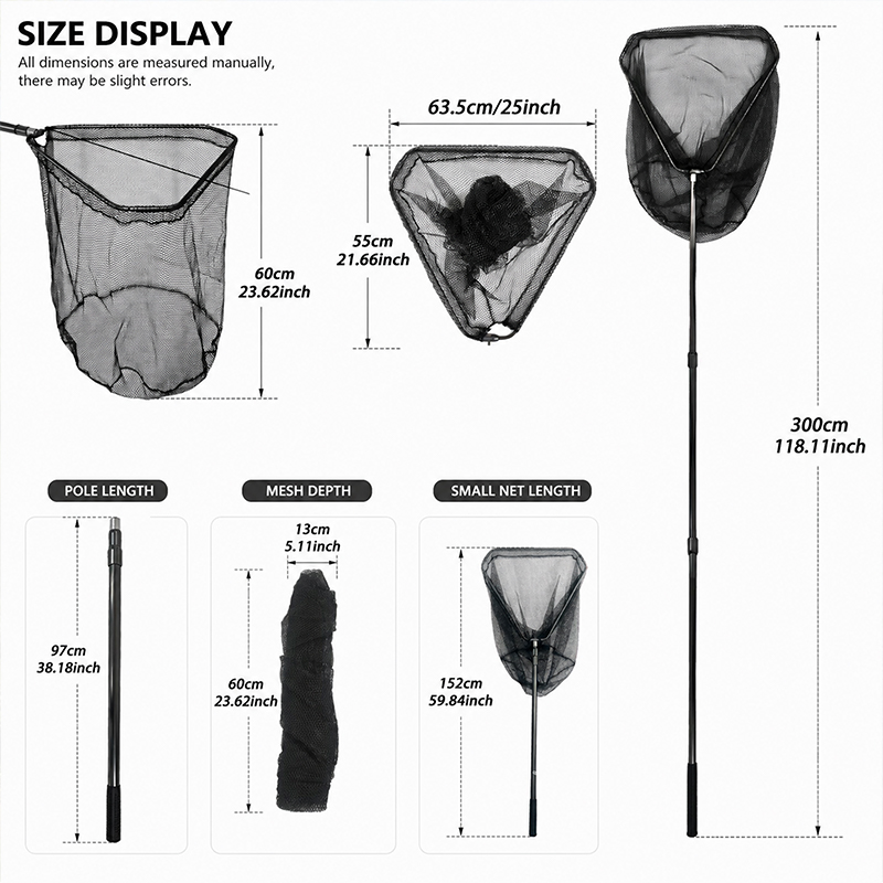 Épuisette de pêche télescopiqu - Landing Net Telescopic avis et prix