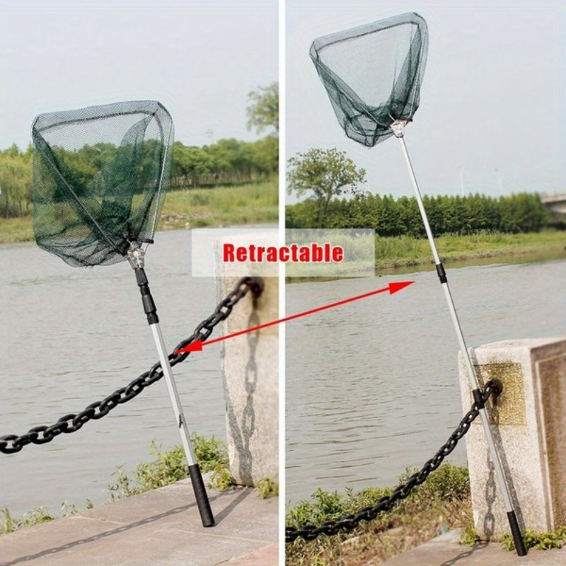 Épuisette de pêche triangulair - Landing Net Telescopic avis et prix