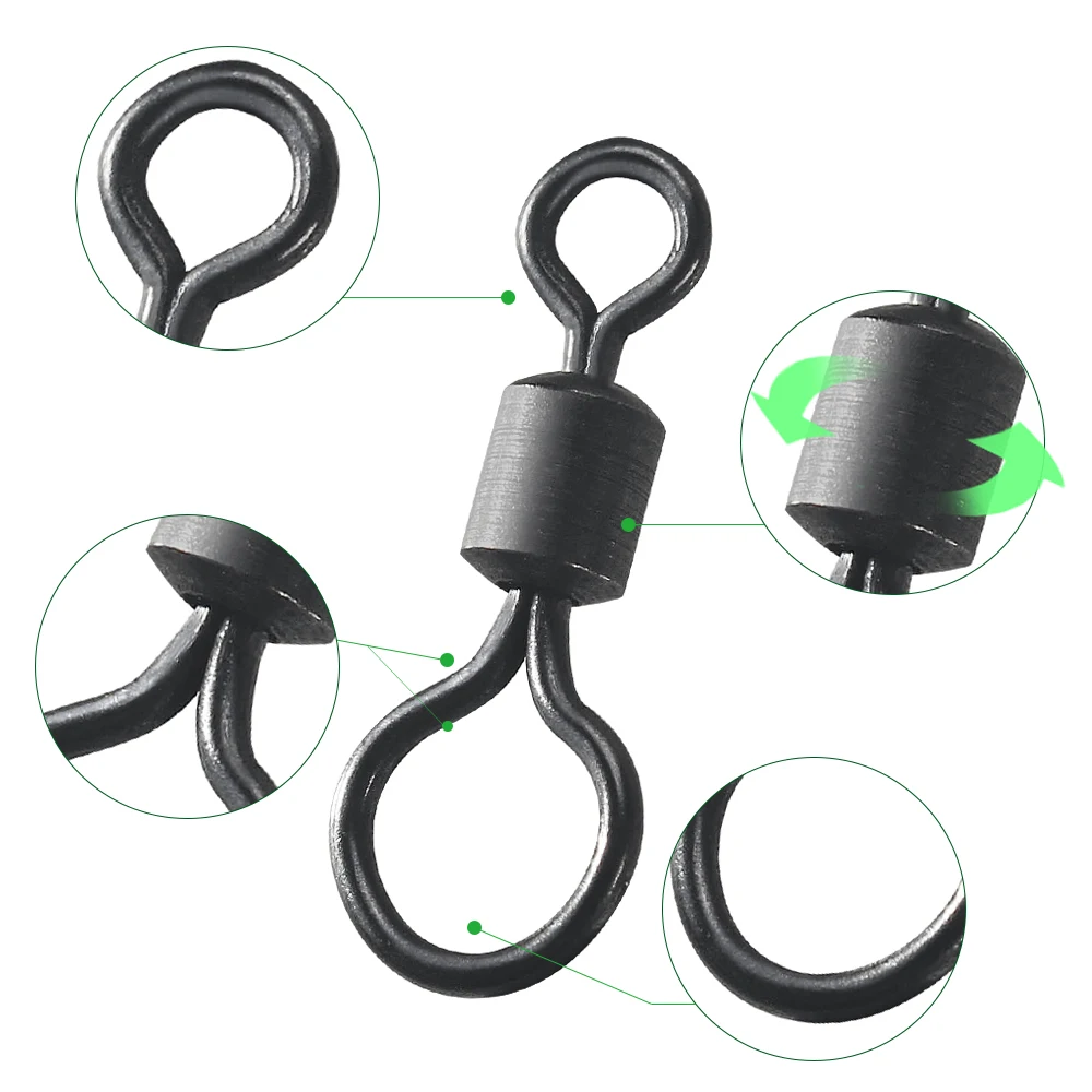 100 pièces Émerillons de pêche - Fishing Equipment For Beginners avis et prix